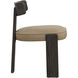 Horton Dark Brown / Sahara Sand Leather Dining Chair, Set Of 2